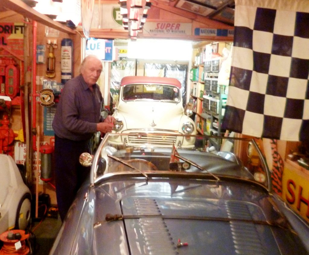 David Unitt in his Den