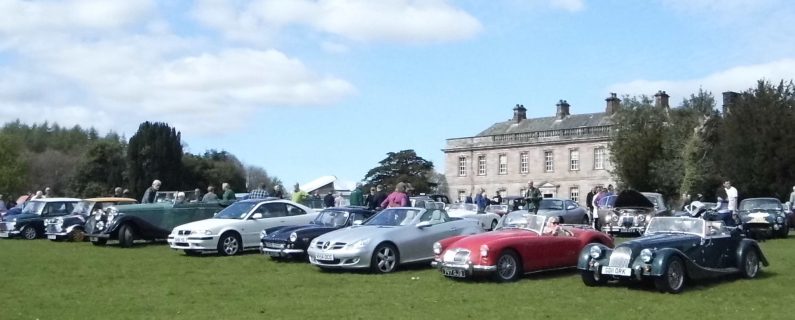 Classic Car Show at Dalemain, Cumbria