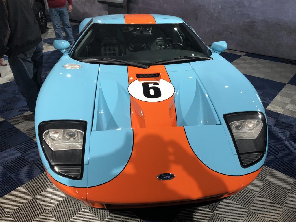 2006-7 Ford GT40 in Gulf Oil Colours of the 1960s Le Mans successes 