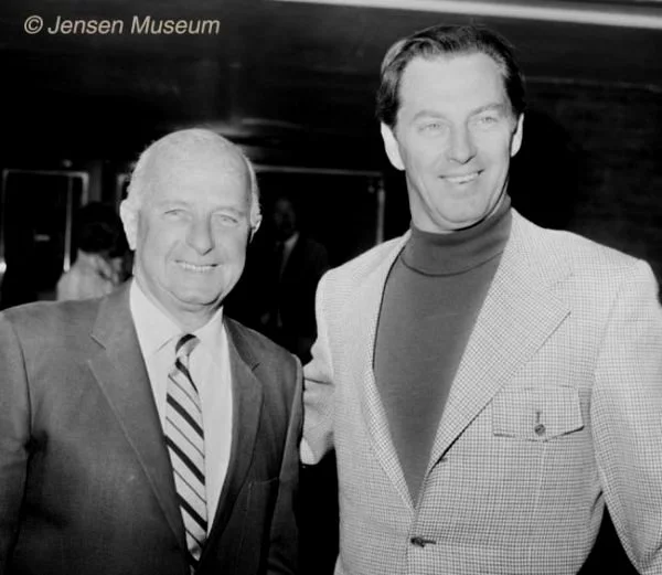 Donald Healey with Kjell Qvale