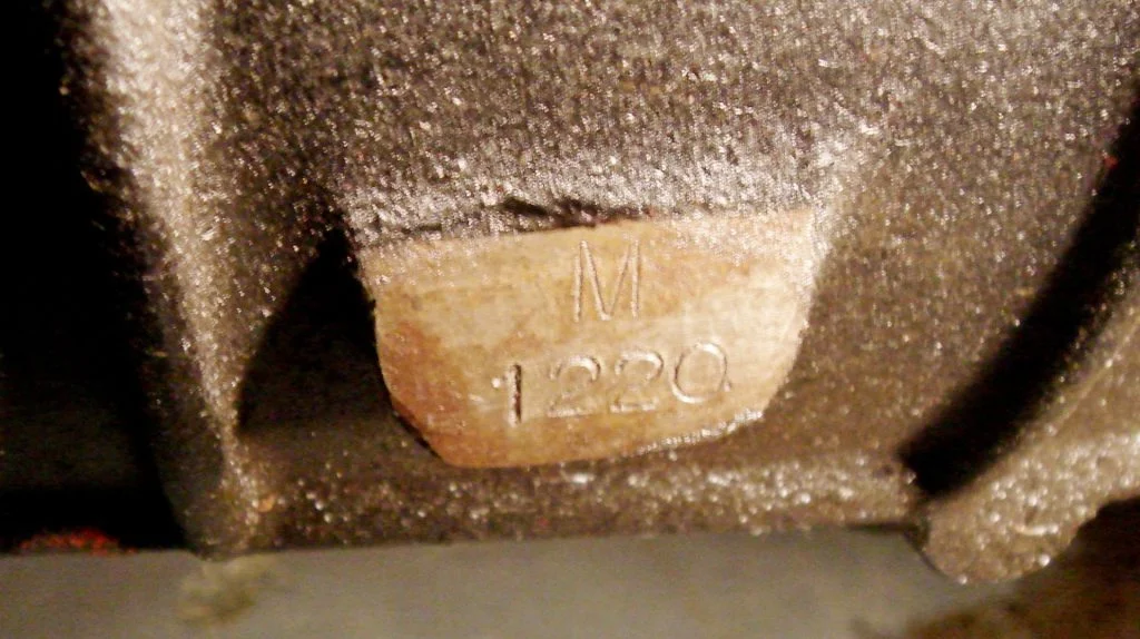Gearbox Number stamp