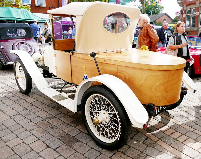 Ford Model T with special "boat tail" body