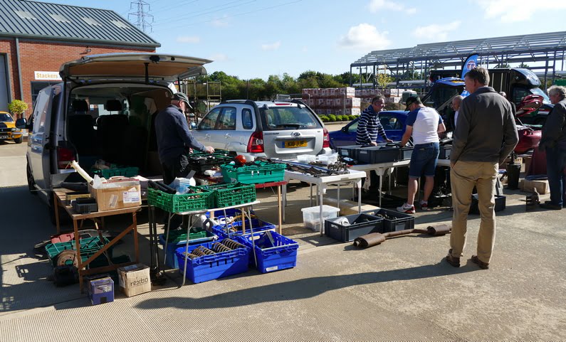 Spares stall at Rootes Archive Trust Centre 10/10/2021