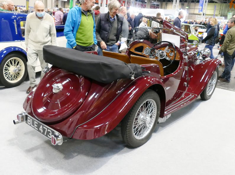 1934 Singer Le Mans 4 seater. Rear
