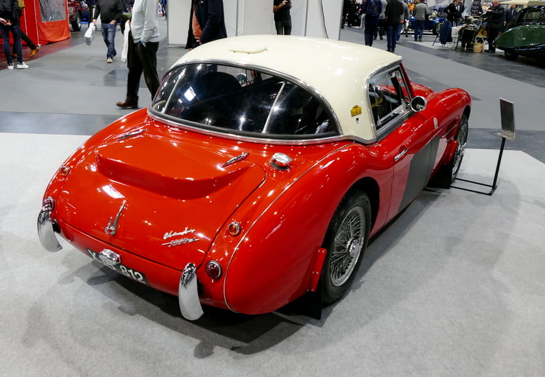 1960 Austin Healey 300 Mk I Rally Car reconstruction by JME Healey Warwick. Rear