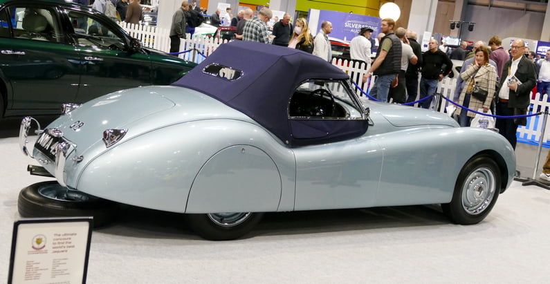 Jaguar XK 120 Tourer. Rear