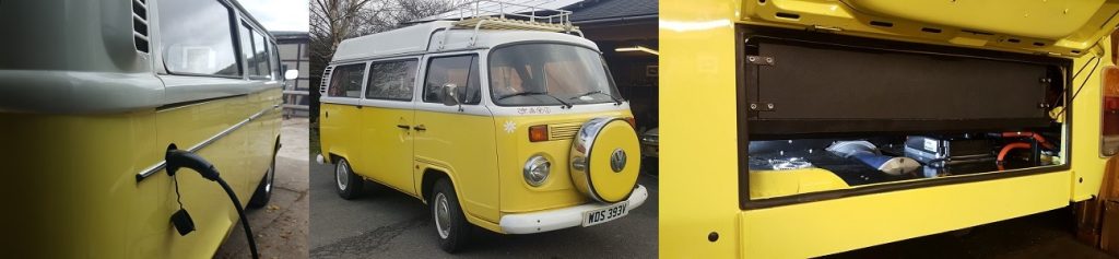 VW Camper converted to electric power by Electric Classic Cars