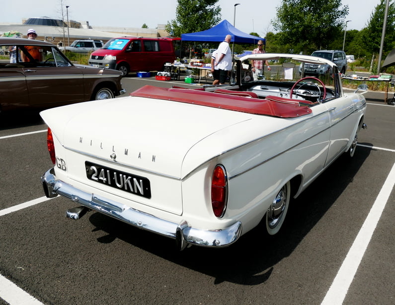 Hillman Super Minx DHC. Rear.