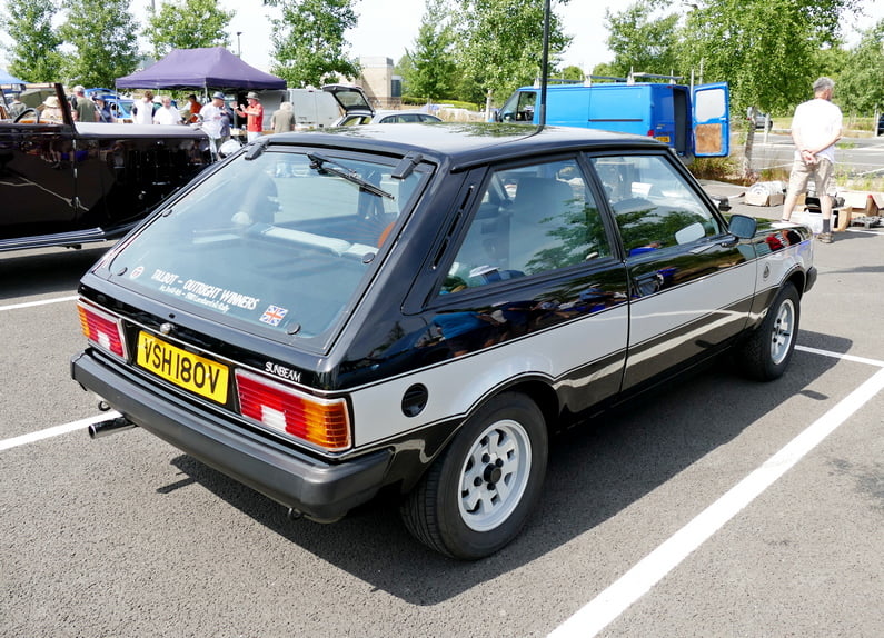 Talbot Sunbeam Lotus. Rear