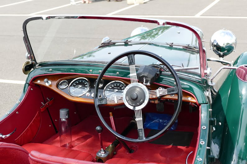 c. 1933 Singer Nine Sport. Cockpit.