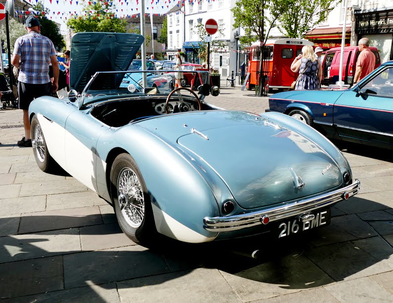 !955 Austin Healey 100 With "Le Mans" coversion kit. Rear