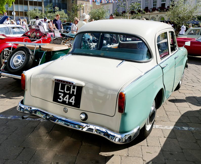 1957 Hillman Minx de luxe Series 1. Rear.