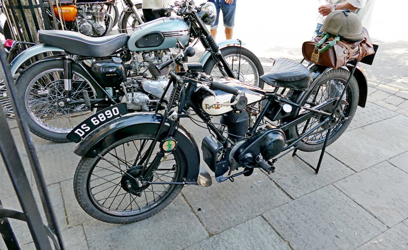 A very rare Raleigh motorbike