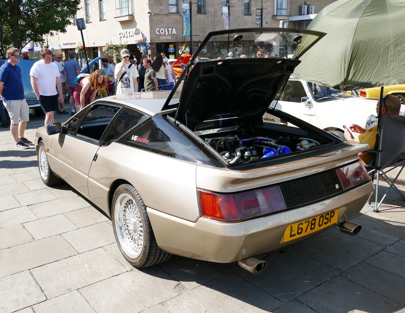 1990 Renault Alpine GTA 2.5 Ltr. V6. Rear.