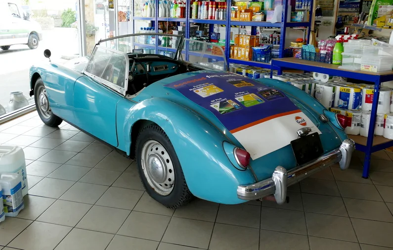 MGA Mk.I Restoration Project. Rear.