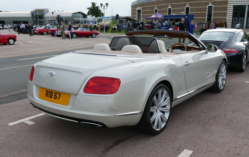 Bentley Continental GT Cabriolet rear.