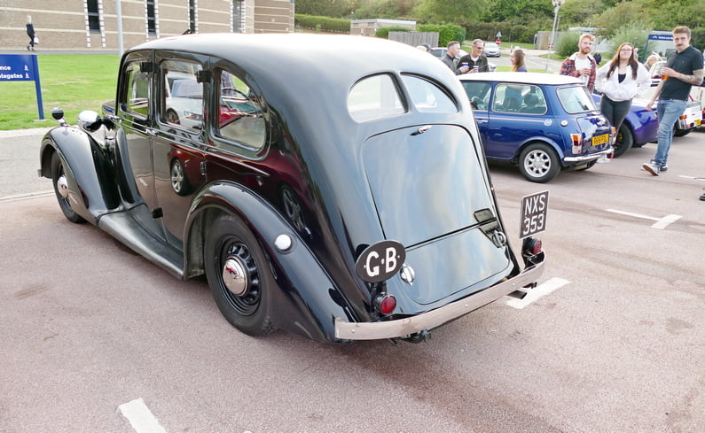 Lanchester 14 Road Rider. Rear.