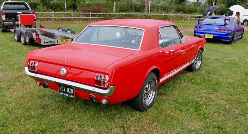 c. 1965 Ford Mustang. Rear.