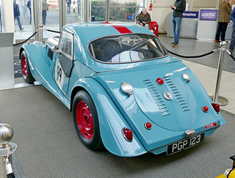 1954/61 Morgan Plus 4 'Fast Back'. Rear.