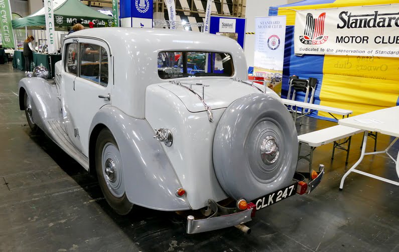 1936 Standard 16 Pillarless Saloon by Avon. Rear