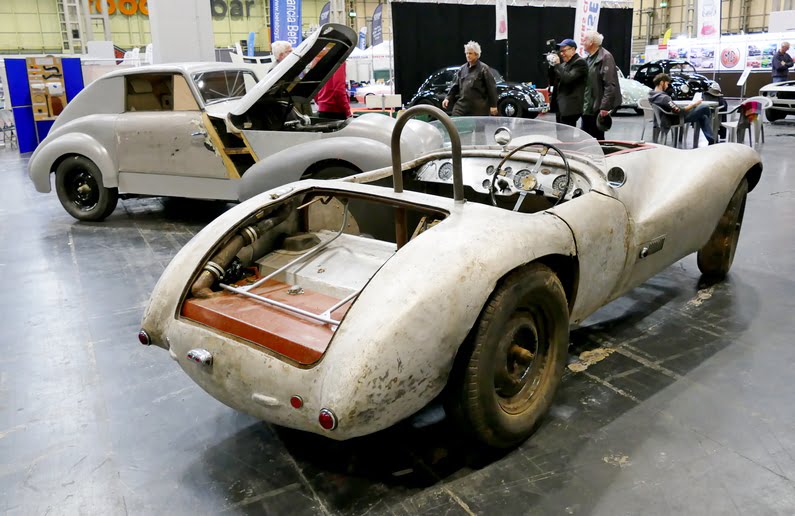 1950s Special by 'Performace Cars' based on an Allard P Type. Rear.