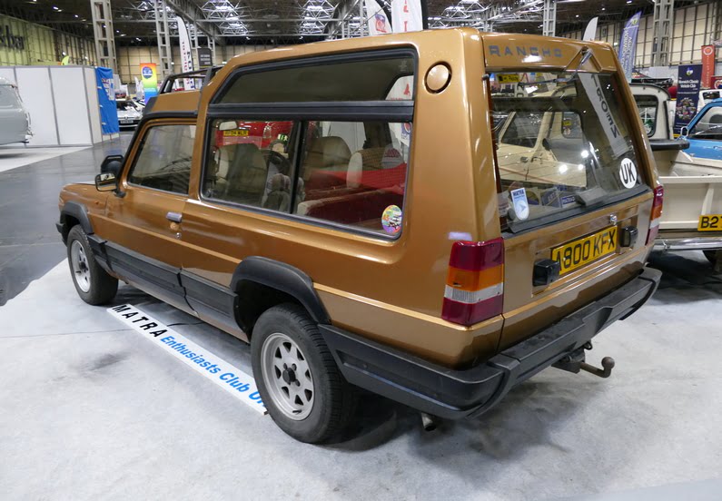 Matra Rancho. Rear.