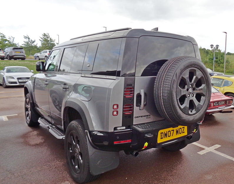 Slovakia Assembled Defender. Rear