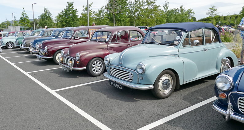 Morris Minors at Gaydon 2023