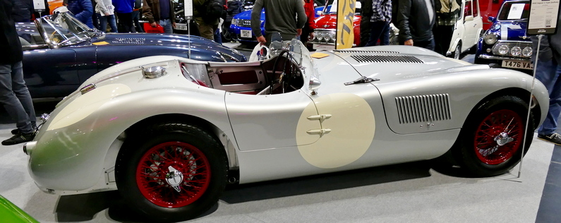 Jaguar 'C' Type Replica by Suffolk Sportscars. Side view.