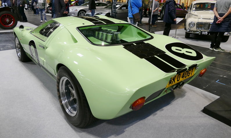 Ford GT 40 replica by AK Sportscars. Rear.