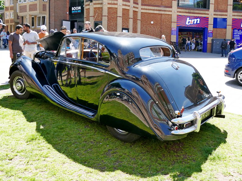 1950 Jaguar Mk. V. Rear.