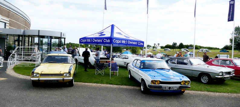 Capri Owners Club at Old Ford Rally 2024