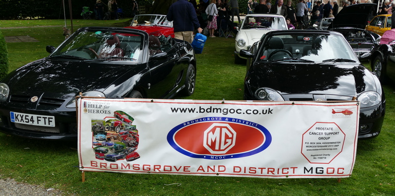 MG Car Club - Bromsgrove and District branch banner