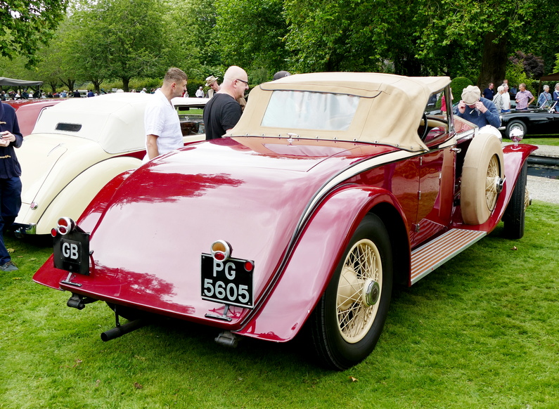 1929 Rolls Royce Phantom II with special body ex Malcolm Campbell. Rear.