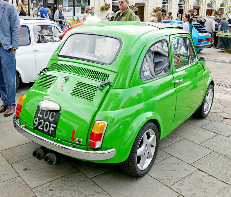 1968 Fiat Abarth 595. Rear.