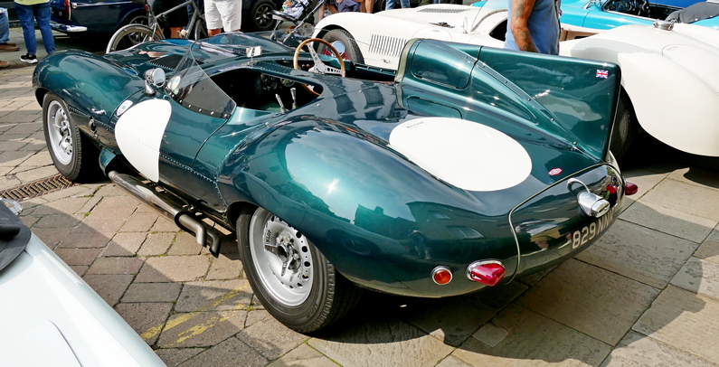Jaguar 'D' Type recreation by Revival Motorsport Ltd. rear.