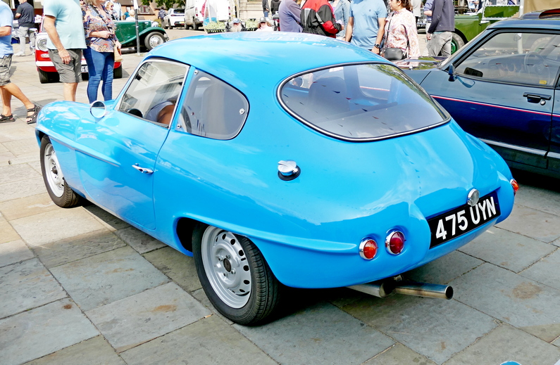 1960s - 70s Rochdale Olympic Sports Coupe fibreglass monocoque. Rear.