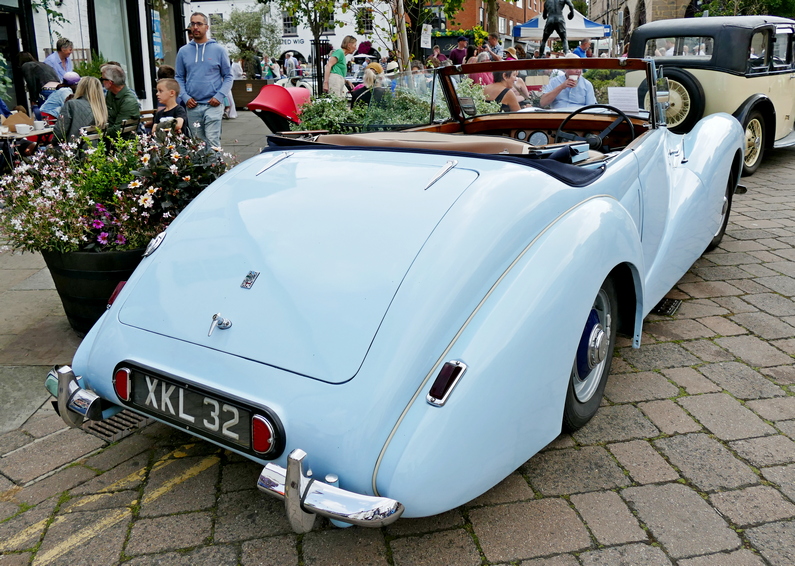 1950 Healey Abbott DHC. Rear.