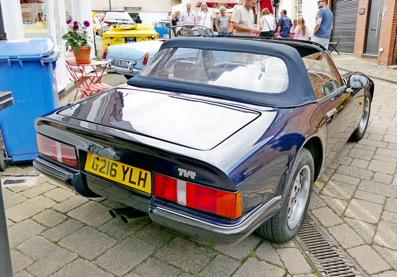 1989 TVR S2 Roadster. Rear.