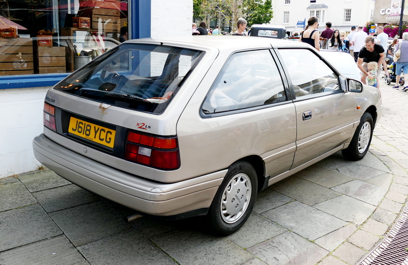 Hyundai Pony. Rear.