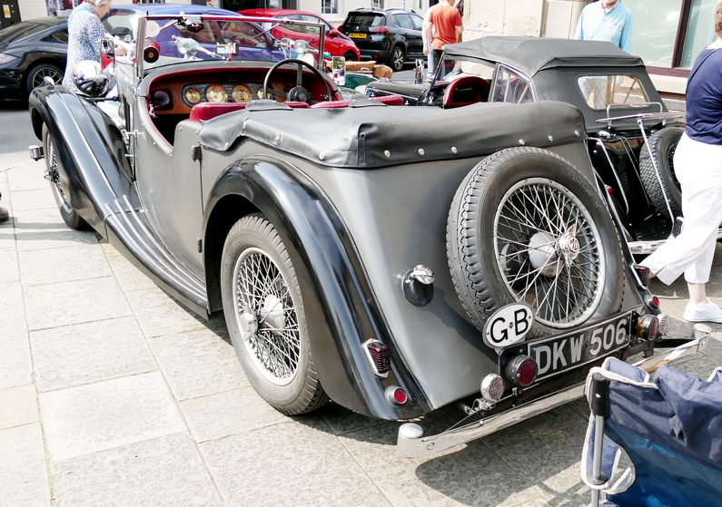 1938 MG VA Tourer. Rear.