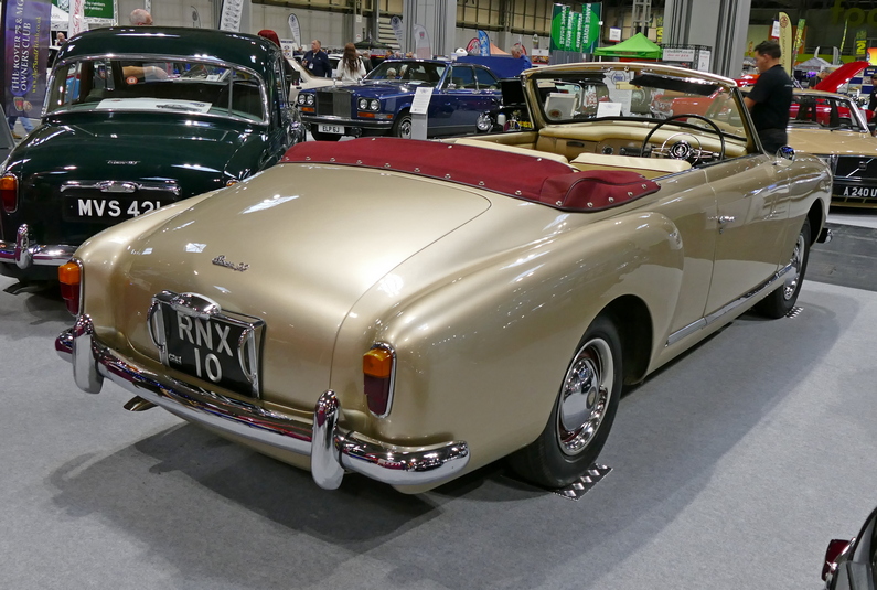 1954 Rover 90 P4 DHC design study by Pinin Farina. Rear.