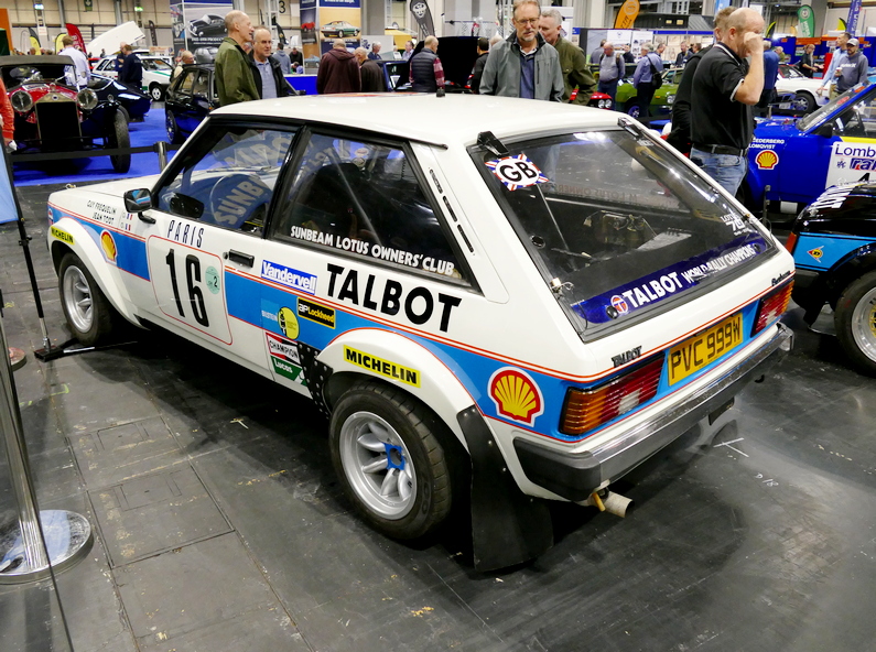 Heni Toivonen and Jean Todt's Talbot Sunbeam Lotus Rally Car. Rear.