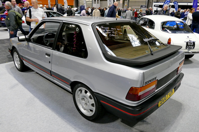 c.1988 Peugeot 309 GTi. Rear.