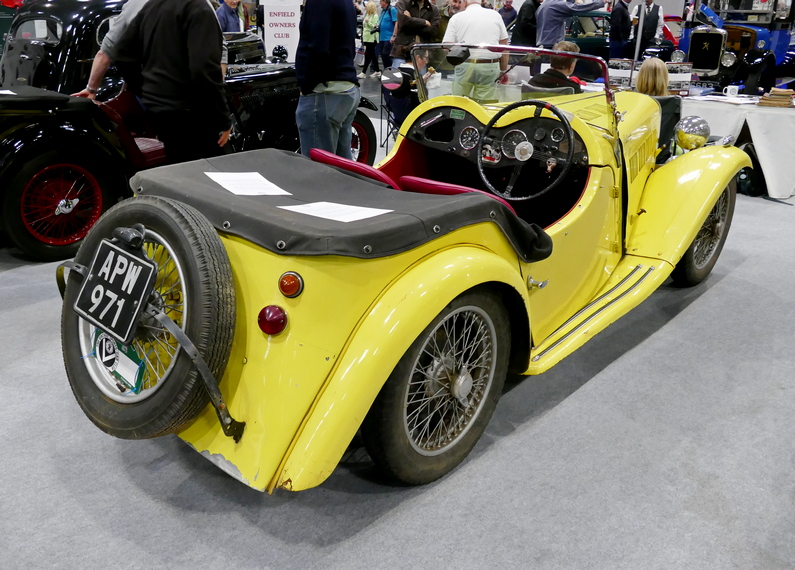 1935 Singer Sports. Rear.