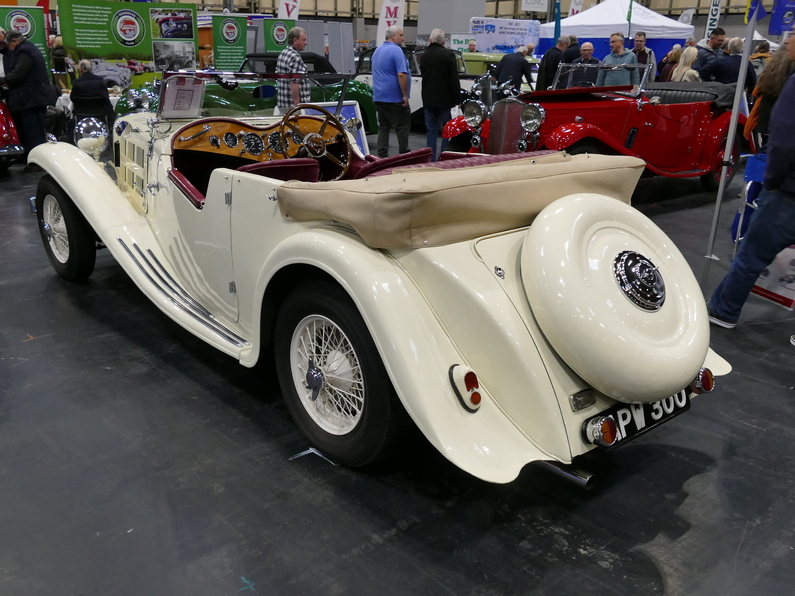 1936 Gloria Vitesse Tourer. Rear.