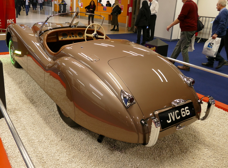 1950 Jaguar XK 120 roadster.. Rear.