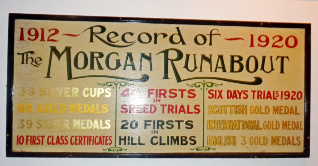 Morgan Runabout Record Board