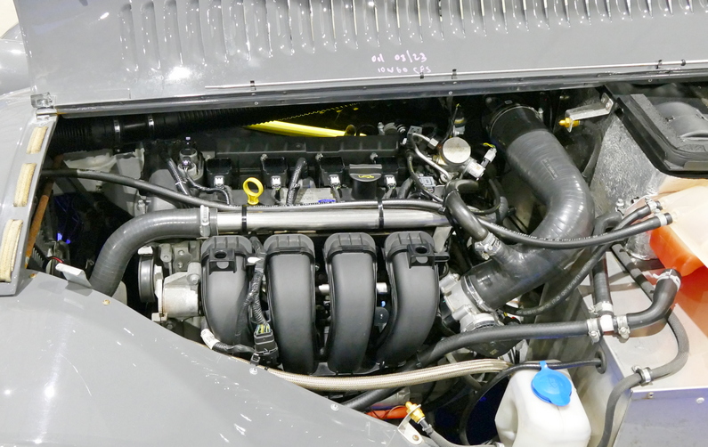 2018 Morgan Plus Four Race Car. Engine.