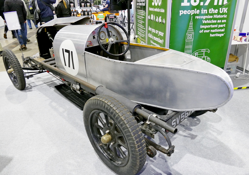 Replica of the 1921 Morris Cowley "Keen" Racer. Rear.